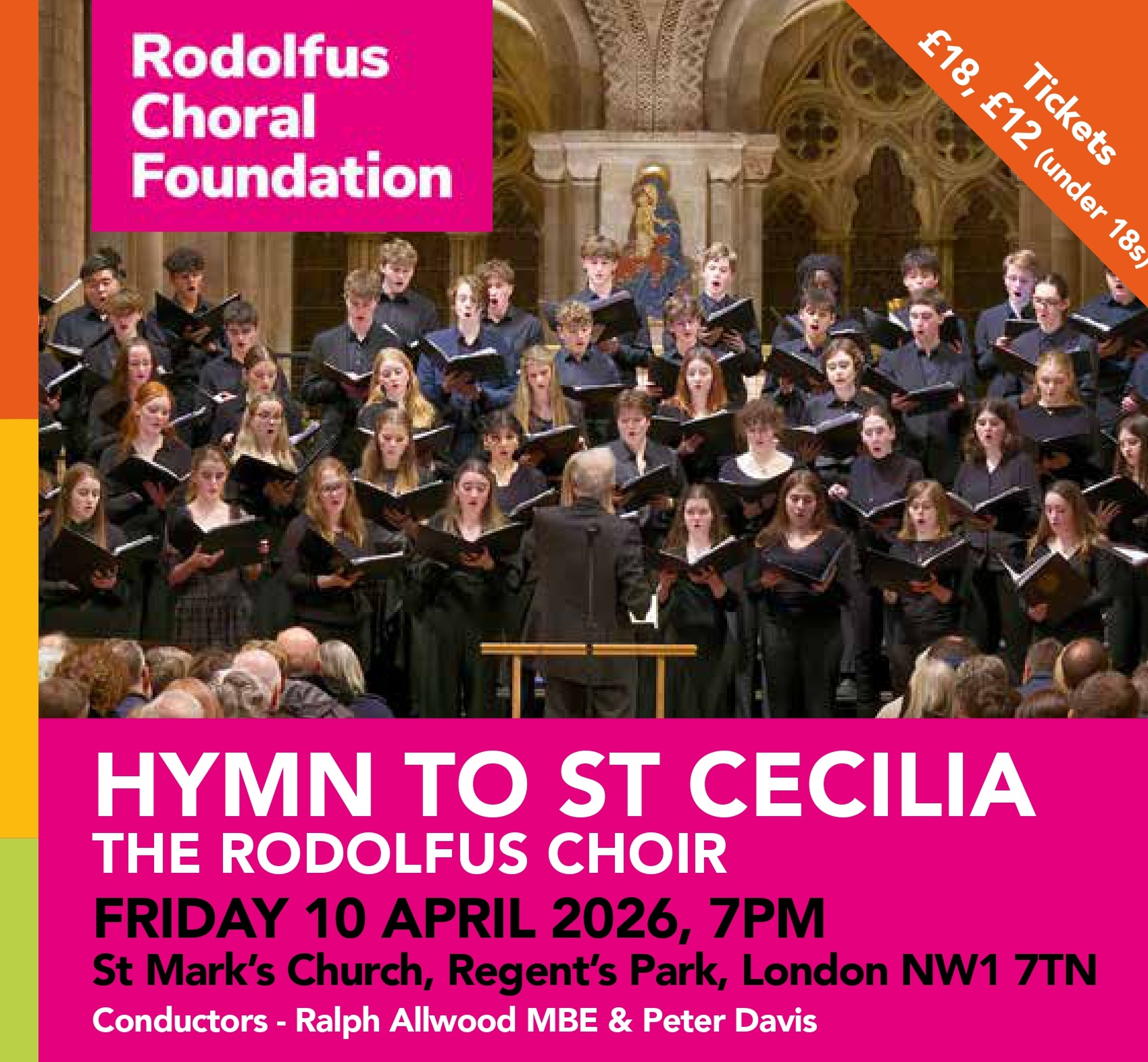 Rodolfus Choir Concert: Hymn to St Cecilia
